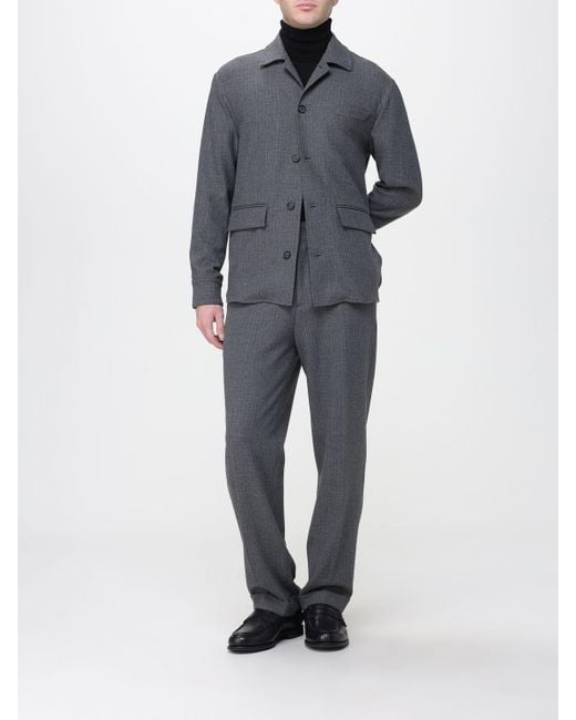 Paolo Pecora Black Trousers for men