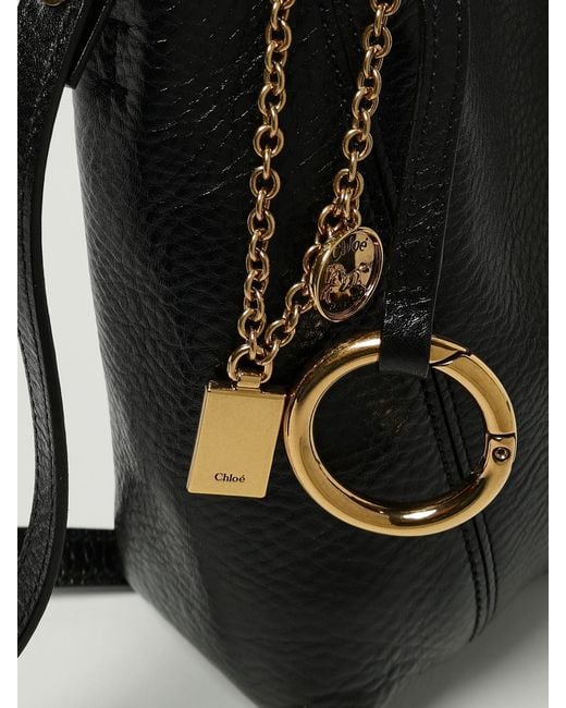 Chloé Black ChloÉ Spin Mini Grained Leather Bag
