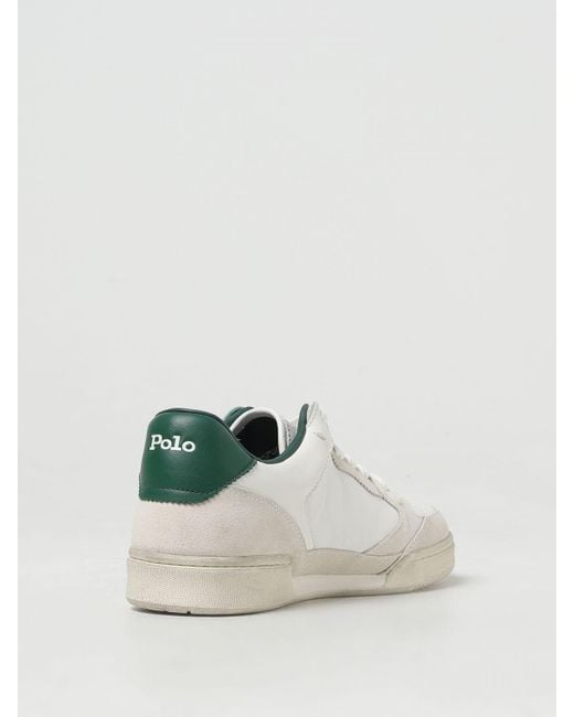 Sneakers in pelle di Polo Ralph Lauren in Natural da Uomo