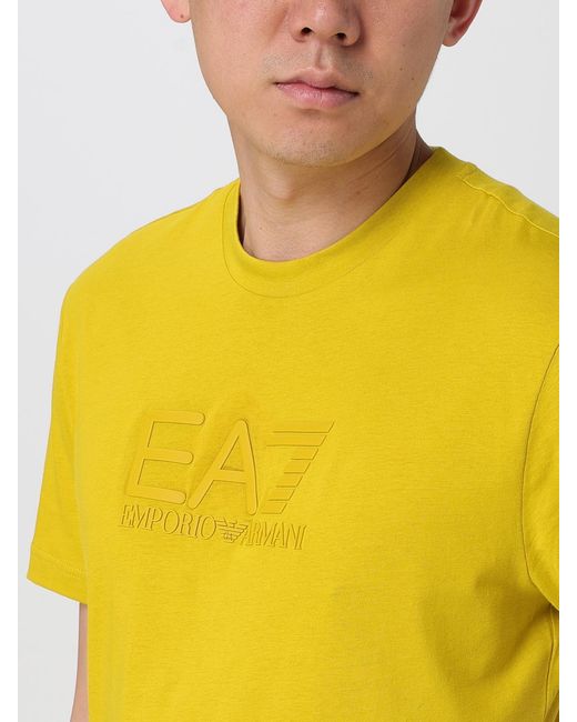 EA7 Yellow T-Shirt for men