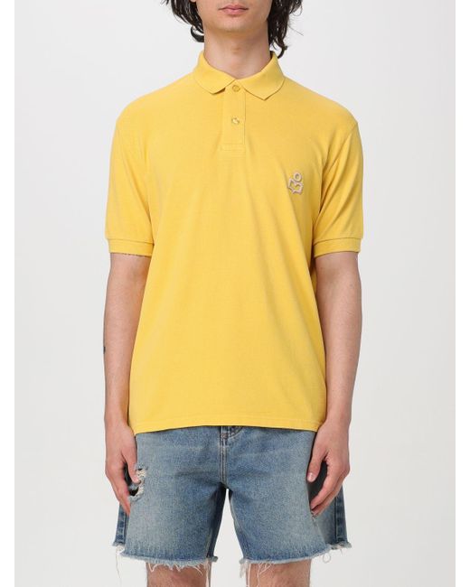Isabel Marant Yellow Polo Shirt for men