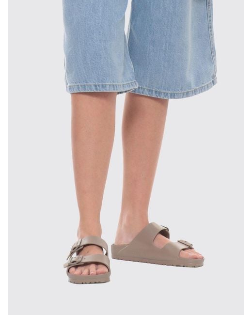 Birkenstock White Arizona Eva Sandals