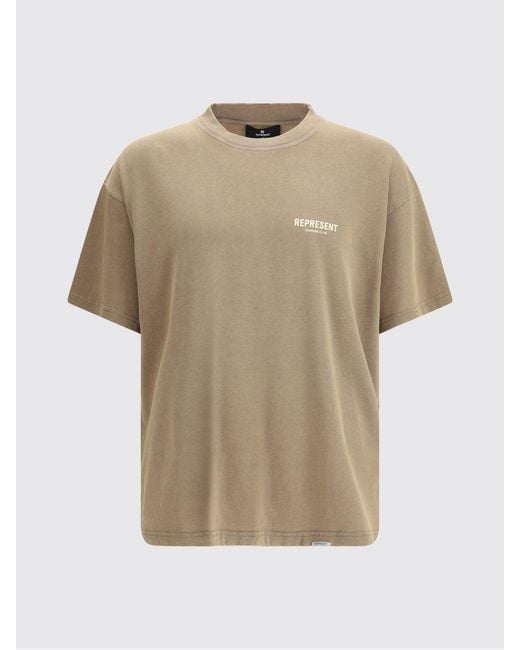 Represent Multicolor Cotton Logo T-Shirt for men