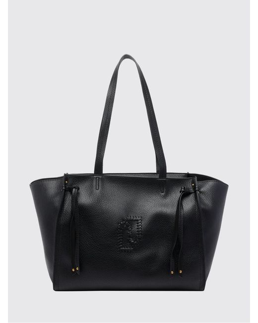 Liu Jo Black Cloud Grained Faux Leather Bag