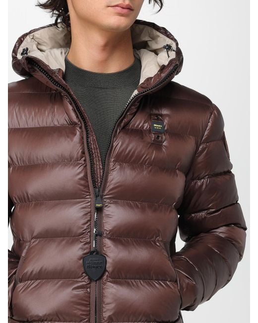 Blauer Jacke Herren in Brown für Herren