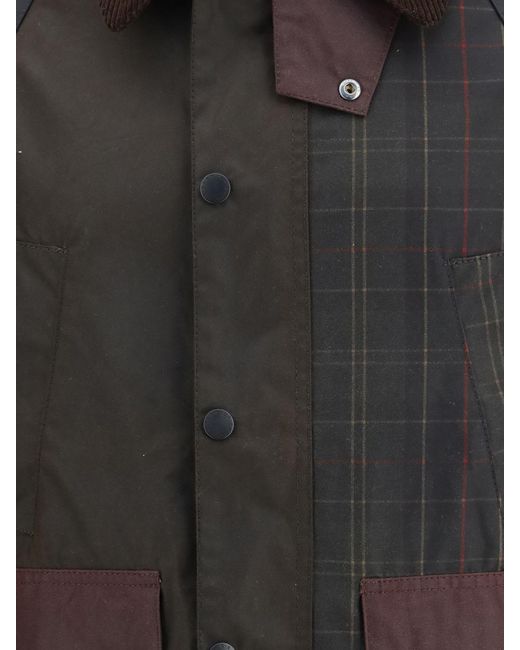 Giacca Patchwork Bedale di Barbour in Gray da Uomo