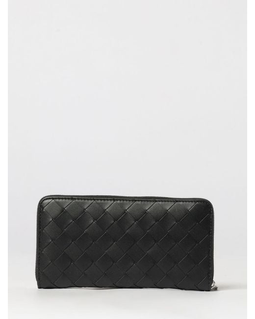 Bottega Veneta Gray Continental Zip-Around Wallet for men