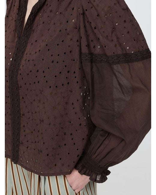 Twinset Brown Sangallo Shirt