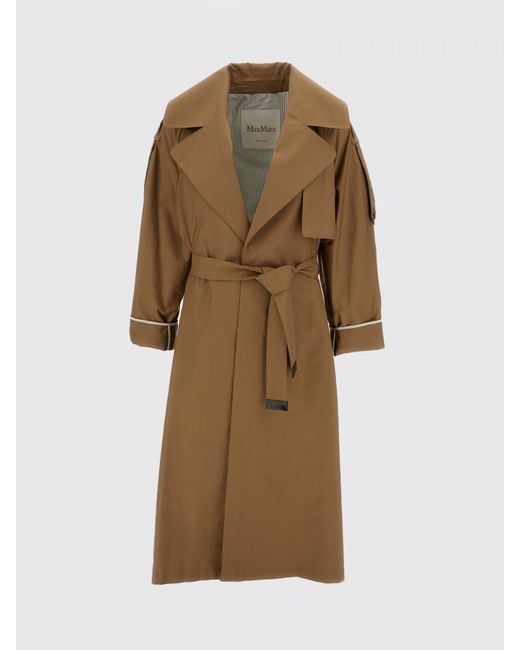 Max Mara Natural Cotton Trench Coat