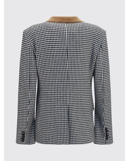 Tom Ford Gray Slim Fit Single-Breasted Blazer
