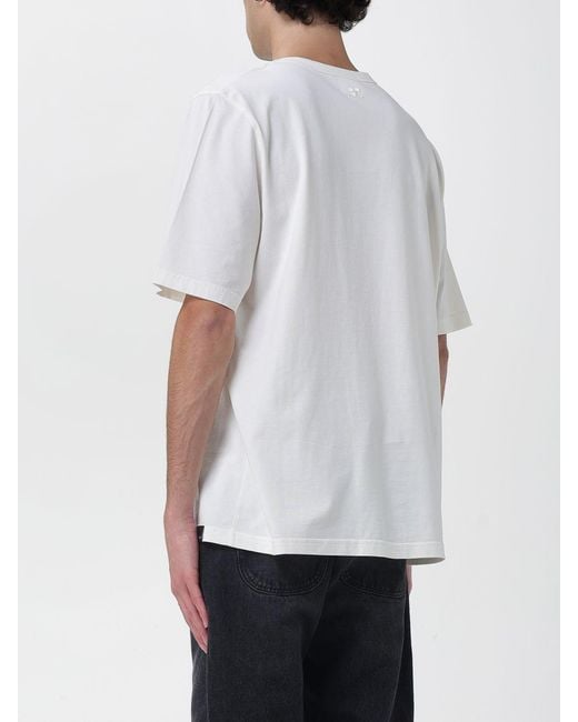 Camiseta Hombre Courreges de hombre de color White