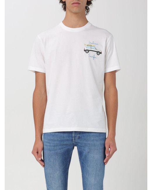 Camiseta Mc2 Saint Barth de hombre de color White