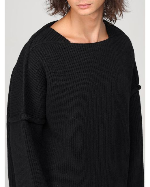 Pullover Oversize di Jil Sander in Black da Uomo