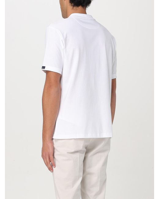Polo Hombre Fay de hombre de color White