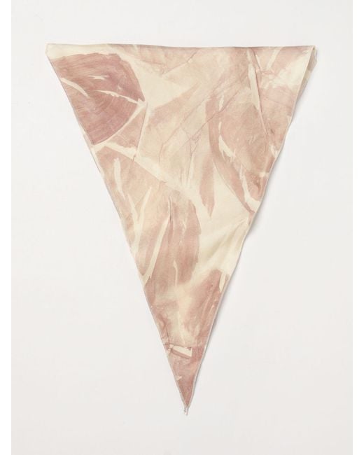 Alysi Natural Printed Silk Scarf