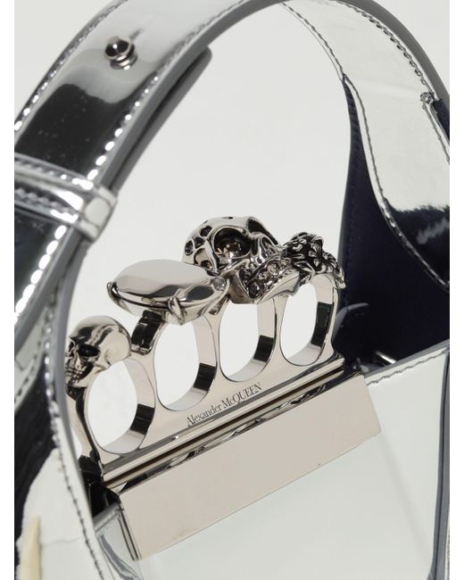 Alexander McQueen Metallic Handtasche