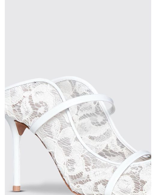 Mules Maureen in pizzo di Malone Souliers in White