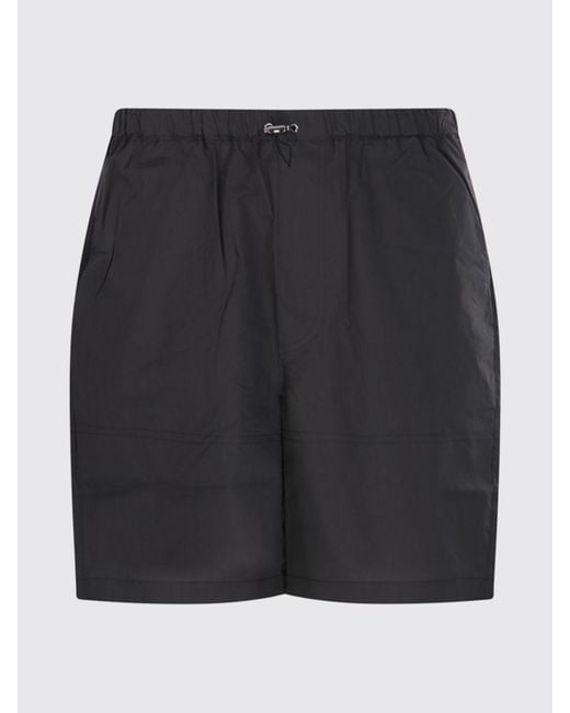 Roberto Collina Blue Cotton Shorts for men
