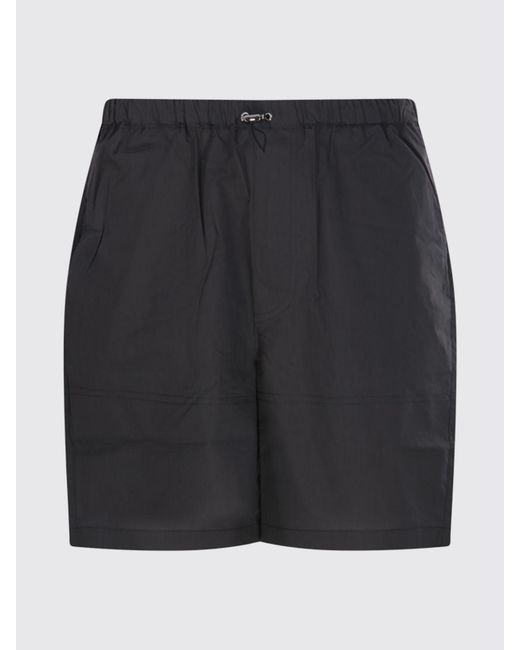 Roberto Collina Blue Cotton Shorts for men