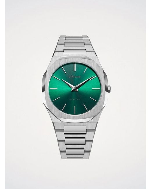 D1 Milano Green Ultra Thin Scarabeo 40 Mm Watch for men