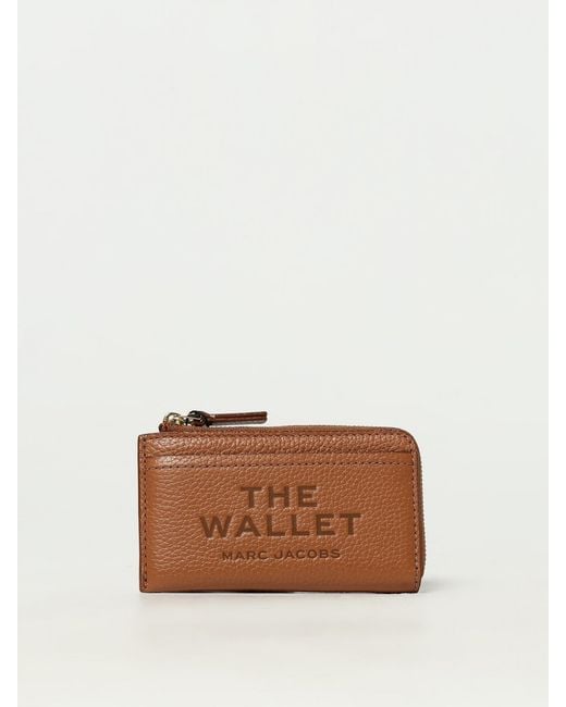 Marc Jacobs Brown The Wallet Grained Leather Wallet