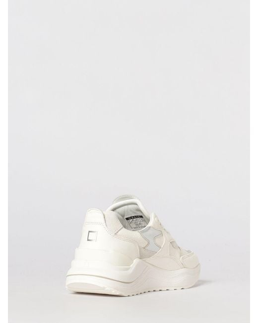 Date Natural Leather Fuga Sneakers