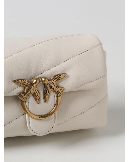 Pinko Natural Love Bag Puff Quilted Nappa Bag