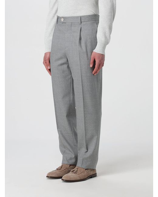 Pantalone di Brunello Cucinelli in Gray da Uomo