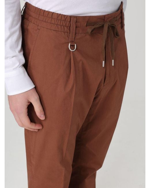 Pantalone di Paolo Pecora in Brown da Uomo