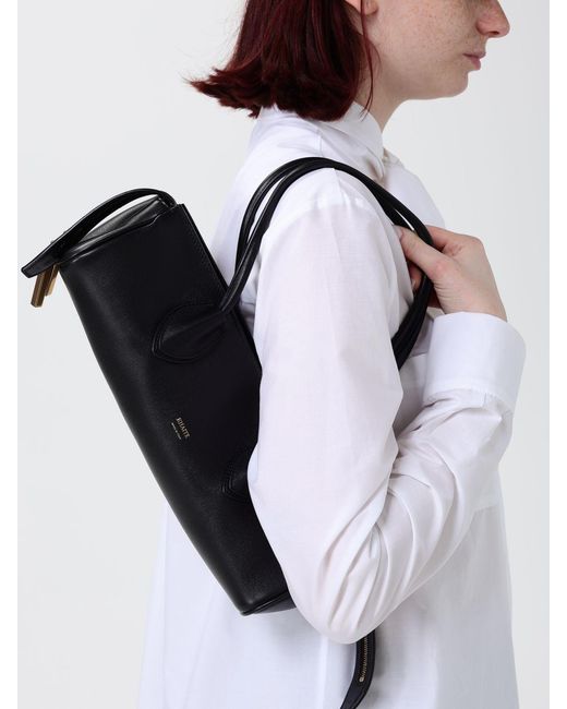 Khaite Black Leather Bag