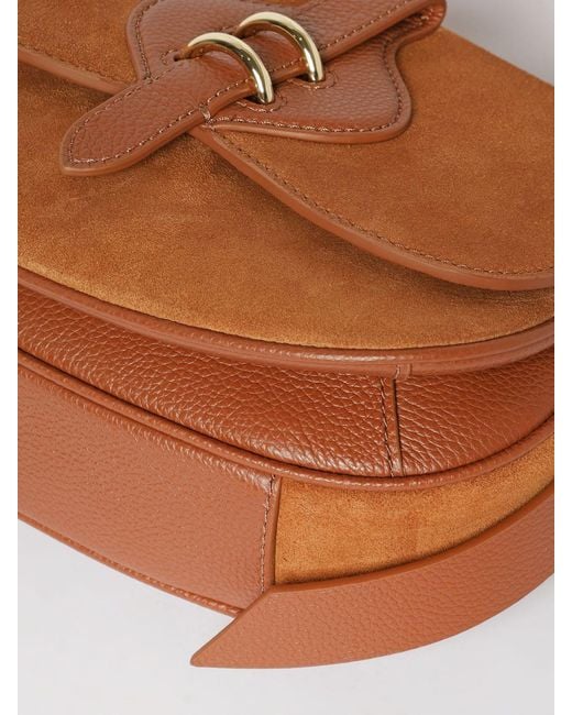 Coccinelle Brown Mavery Small Suede Bag