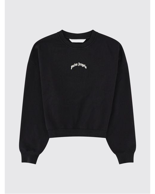 Palm Angels Blue Sweatshirt