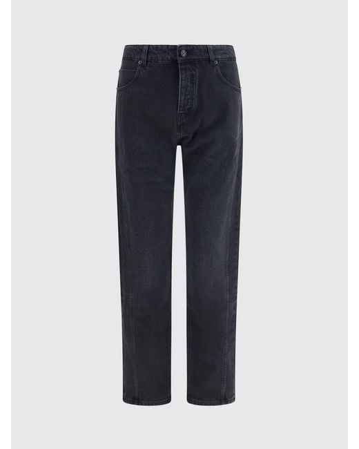 Balmain Blue Regular Fit Straight Jeans for men