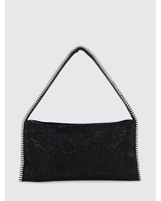 Benedetta Bruzziches White Your Best Friend Shoulder Bag With Crystals And Jewelled Handle