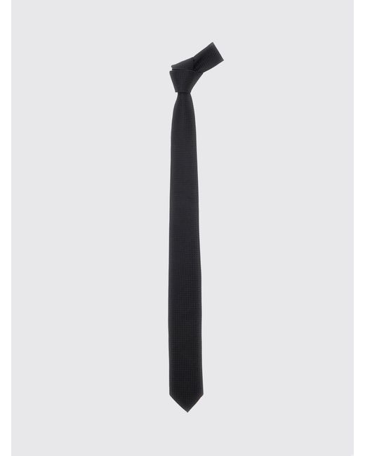Emporio Armani White Abstract Jacquard Tie for men
