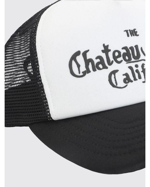 Amiri Black Cotton And Mesh Nylon Hat for men