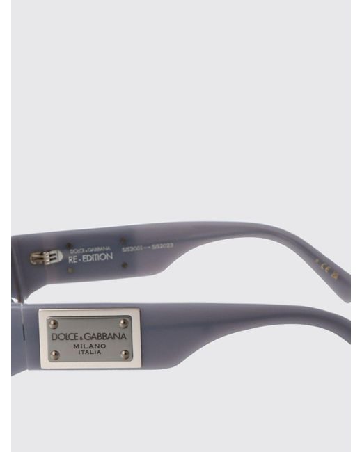 Dolce & Gabbana White Dolce &Amp Gabbana 0Dg4444 Acetate Sunglasses for men