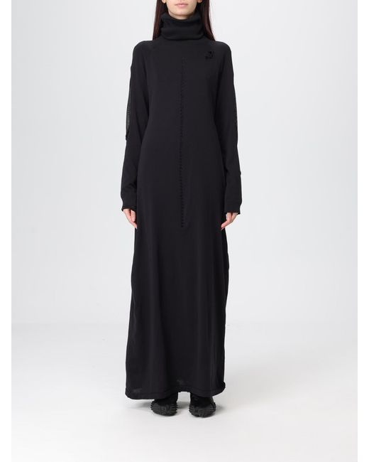 Y-3 Blue Long Turtleneck Dress