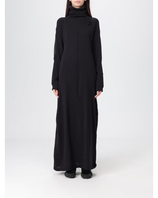 Y-3 Blue Long Turtleneck Dress