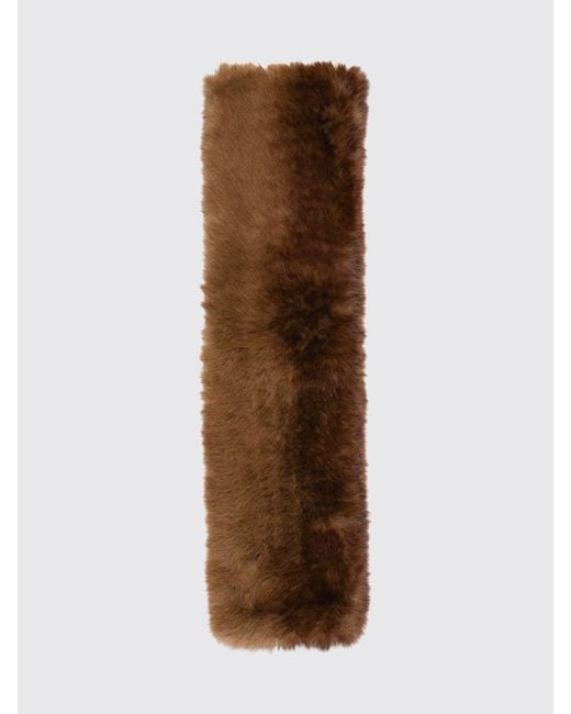 Apparis Brown Long Scarf