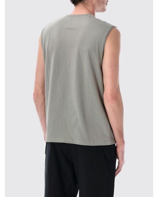 Roa Gray Logo Cotton Tank Top for men