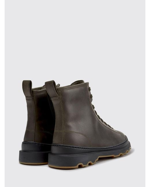 Camper Black Brutus+ Lace-Up Ankle Boots for men