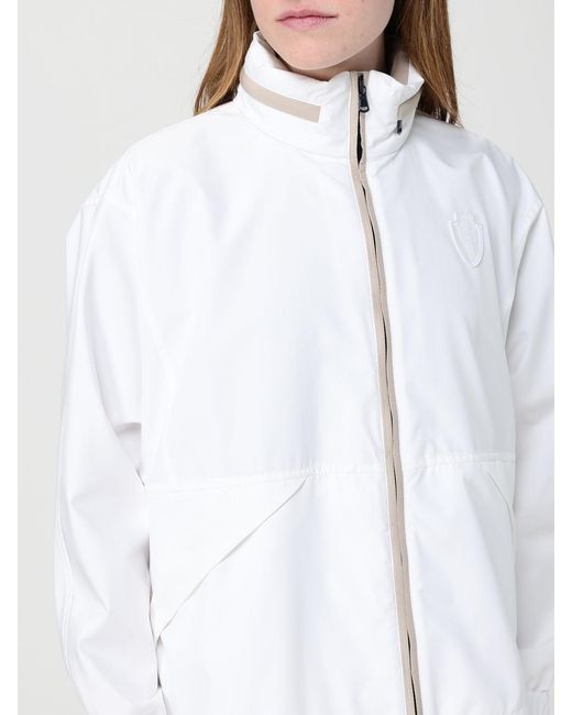 Brunello Cucinelli White Technical Fabric Windbreaker