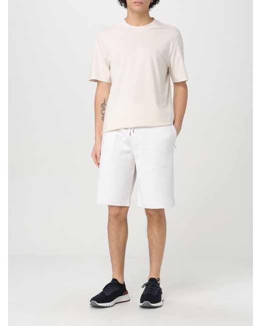 Brunello Cucinelli Shorts Herren in White für Herren