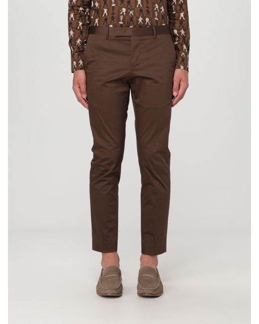 PT Torino Brown Trousers for men