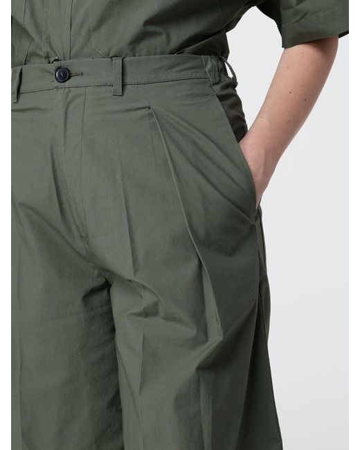 Barena Green Stretch Cotton Shorts