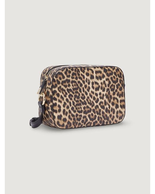 Liu Jo Natural Animal Print Synthetic Leather Bag