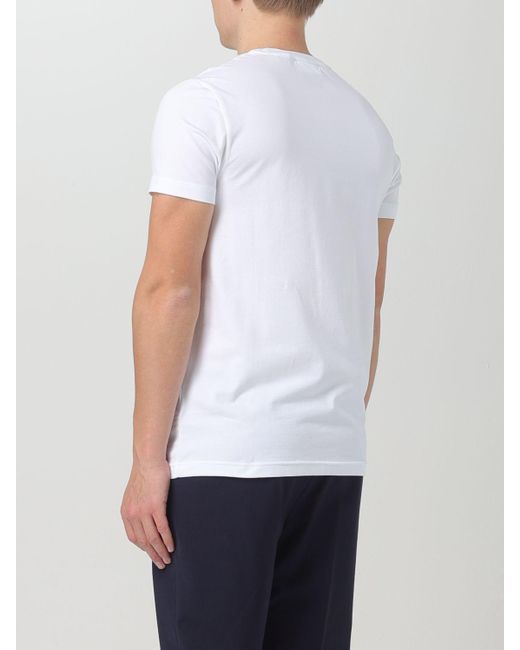 T-shirt basic di Calvin Klein in White da Uomo