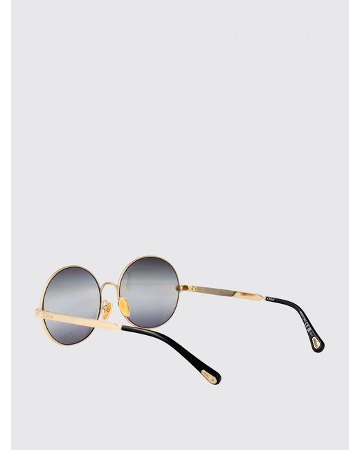 Chloé White Chlo&Eacute Ch0281S Metal Sunglasses