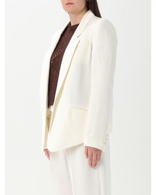 Americana Mujer Twinset de color Natural